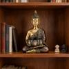 Statua per Meditazione Portacandele in Resina Yoga Meditazione Statuetta Armoniosa per Arredamento Casa