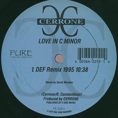 12inch Record CERRONE - Love In C Minor PE22511 Pure Records 1995 US Dance & Electronica Used