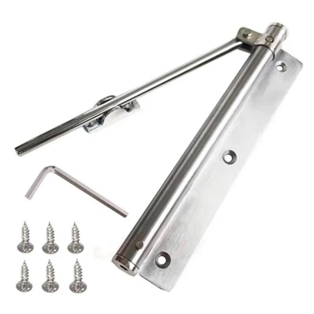 Lightweight Automatic Door Closer Stainless Steel Door Closing Hinge Office Use