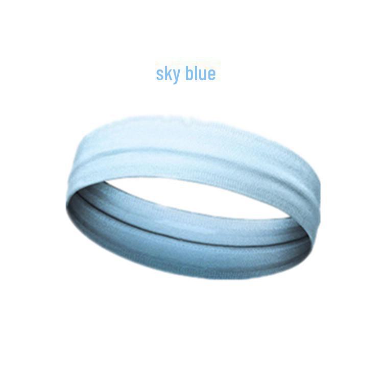 Silicone Sports Headband: Anti-Sweat Yoga & Running Nylon Headscarf with National Print Logo