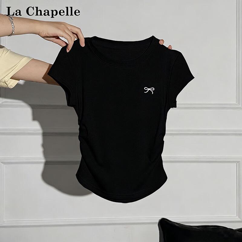 La Chapelle 2026 Summer Women s Slim-Fit Cropped T-Shirt XL