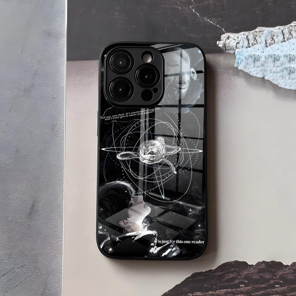 Omniscient R-Reader V-Viewpoint Orv Phone Case For IPhone 17 Air 16 E Pro Max 15 14 13 Mini 12 Pro 11 Max Plus Black Glass Cover