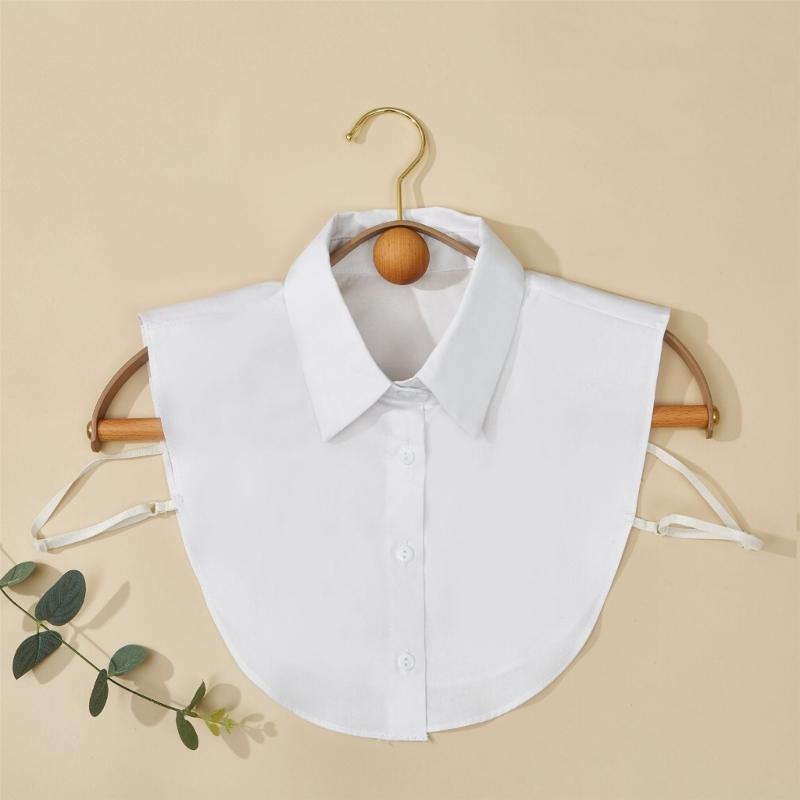 Modischer abnehmbarer Kragen für Damen Herren Professionelle Bürokleidung Verstellbares Halsband Falscher Kragen für Geschäftsveranstaltung