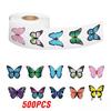 100-500pcs Cute Colorful Butterfly Stickers Handmade Stickers Party Gifts Decorative Labels Scrapbook Stationery Stickers