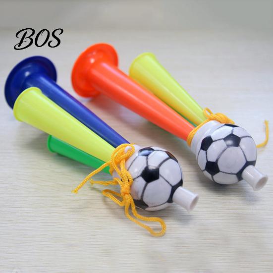 Soccer Fan Horn 2Pcs Cheering Horn, 3 Tone Sports Noise Maker, Stadium Toy Handheld Football Trumpet for Game Day, Party Accessory Kids