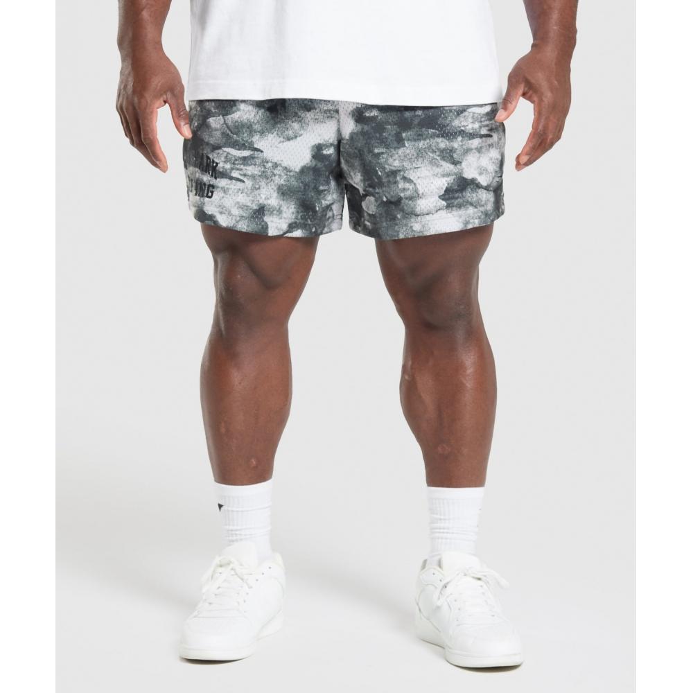 

Gymshark Lifting Mesh 5 Shorts Metal Grey A1b9x Gc85 XS