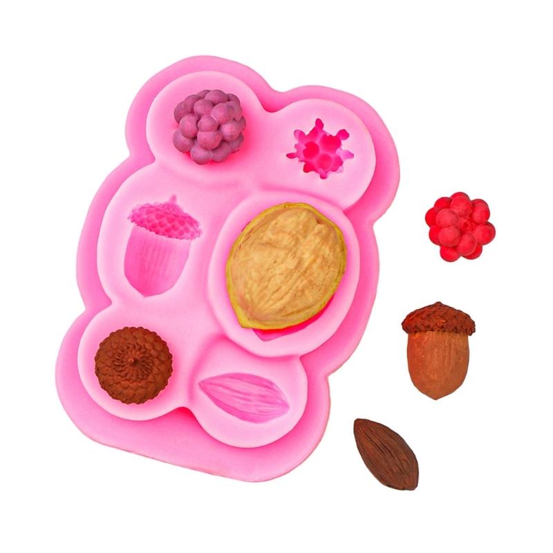 Flowers Silicone Moulds Cake Molds DIY Nut Pinecone Baking Molds Epoxy Resin Molds Fondant Molds Chocolate Molds