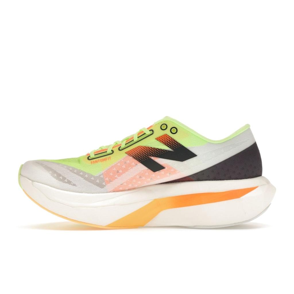 New Balance  FuelCell SuperComp Elite v4 White Lime Mango Women Sneakers Bleached-Lime-Glow Hot-Mango WRCELLA4