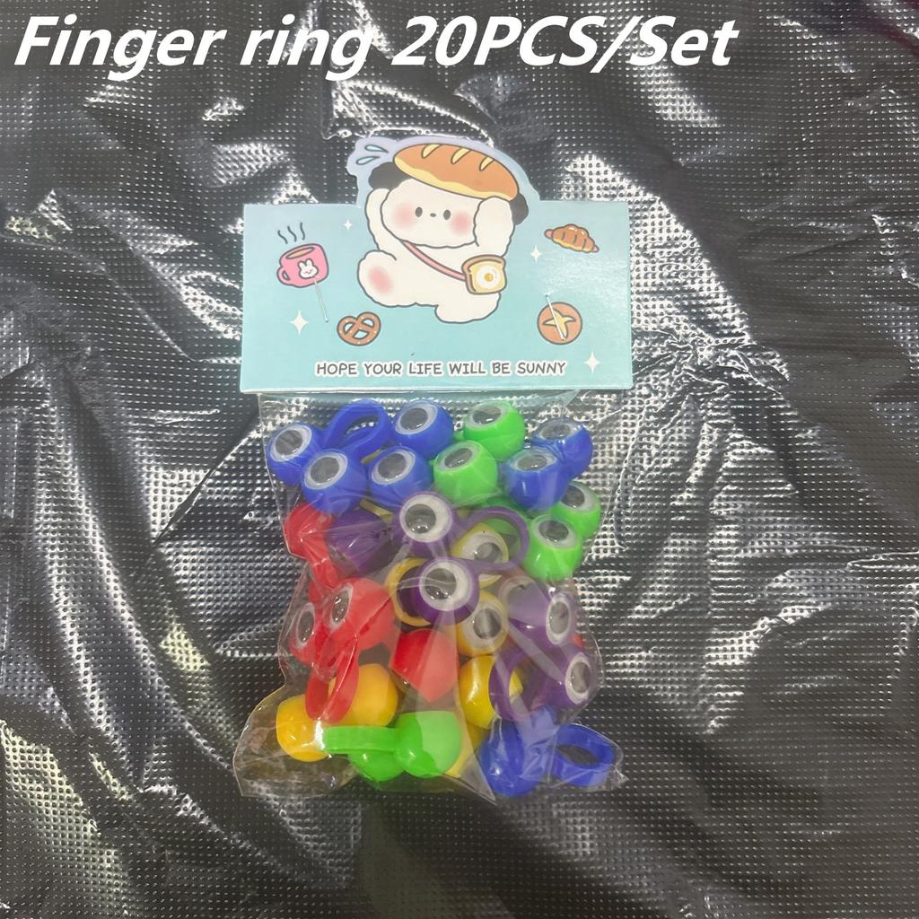 Komik Titreyen Göz Küresi Parmak Kuklası Plastik Yüzükler Çocuklar İçin Parti Hediyelikleri Şakalar Oyunlar hediyeler doğum günü dekorasyonu