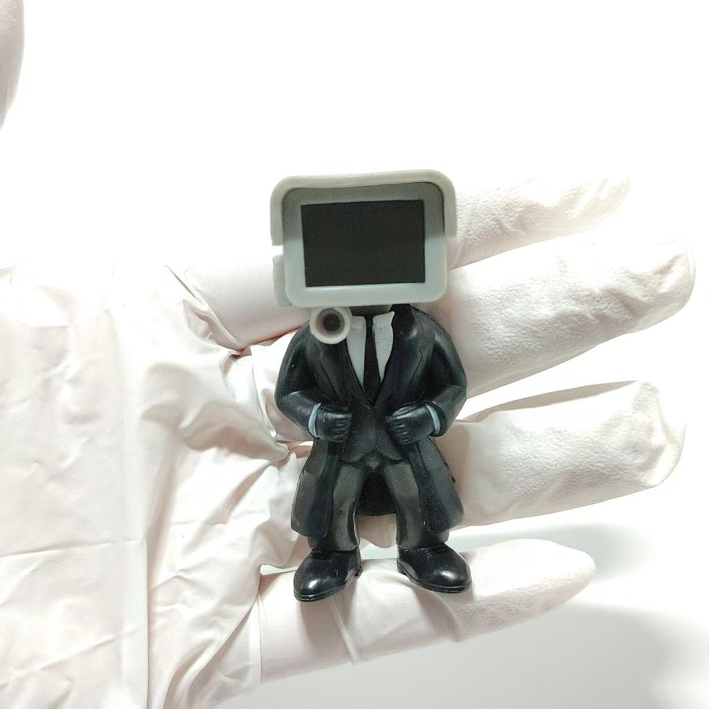 Figura Originale Skibidi Toilet Man Camera Man TV Man Speaker Man Modello Action Figures Decorazioni Bambola Giocattolo in PVC Divertente Regalo per Bambini