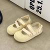 Ugly cute hollow female new comfortable breathable light mouth Velcro with skirt ballet