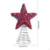 Christmas Tree Topper Decoration Romantic Unique Star Treetop Xmas Decor for Cafe