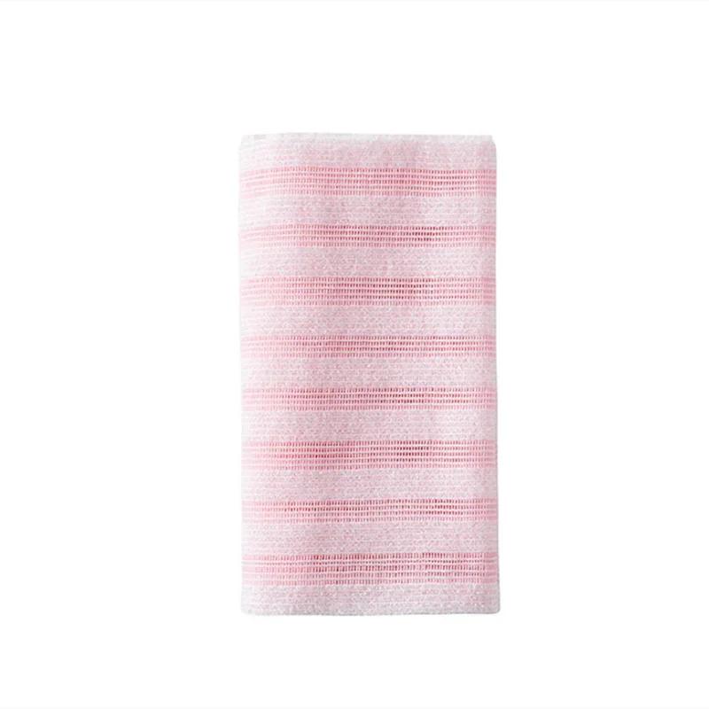 

1Pc Rubbing Washcloth Bath Nylon Towel Brush for Back Towels Exfoliating Scrub Shower Sponge Body Bathroom Accessories розовый