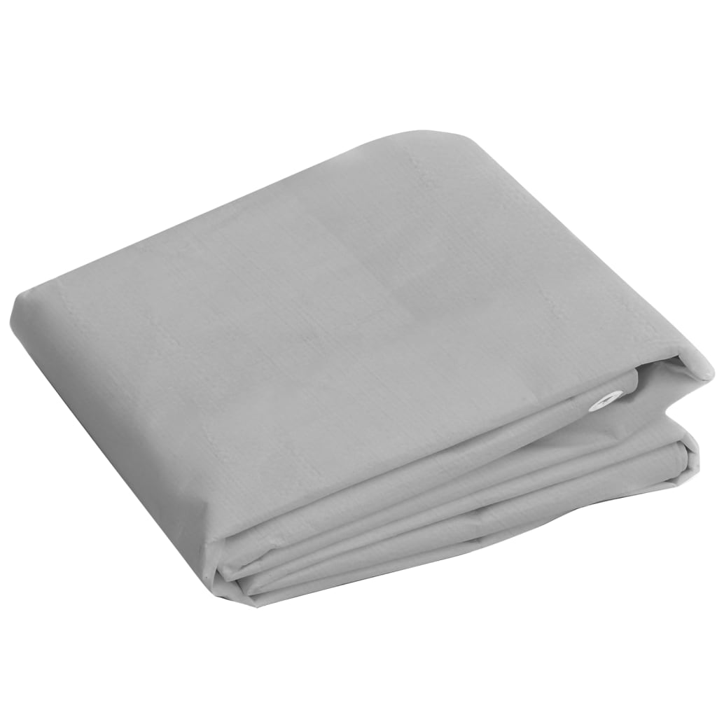 Vidaxl Plandeka, 260 G/M², 4X8 M, Szara, Hdpe
