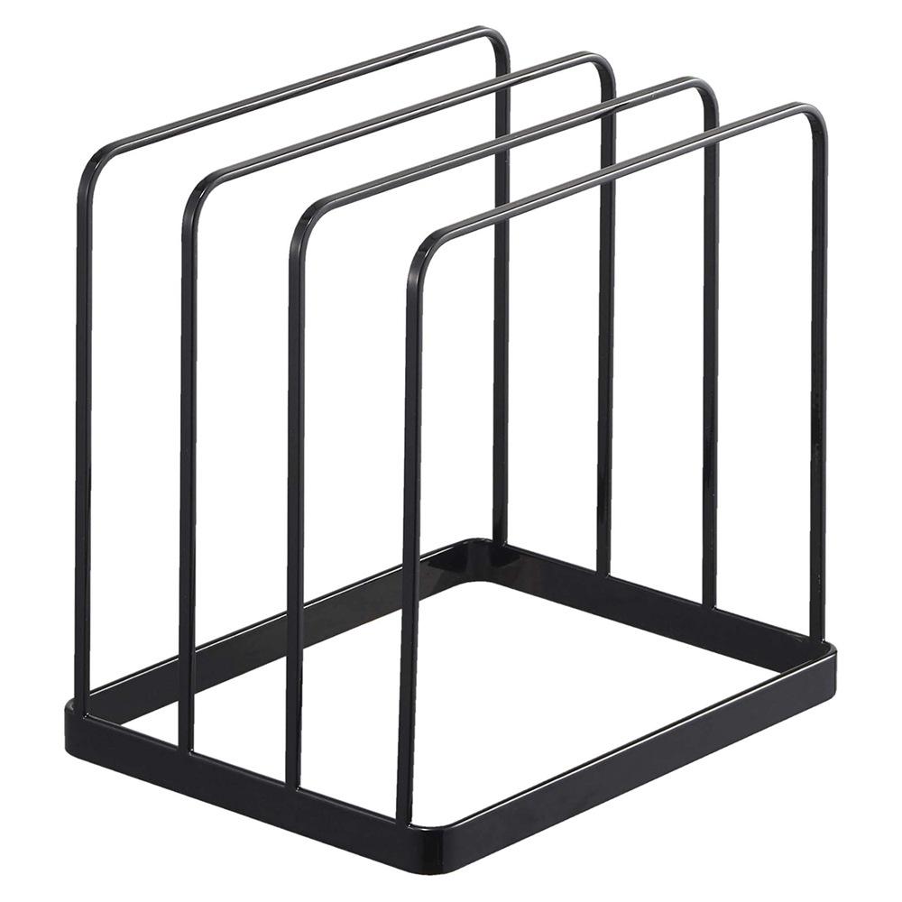 Vertical Cutting Board Rack Four Layer Kitchen Tray Baking Tray Organizer Multifunctional Movable Office Book Storage Shelves