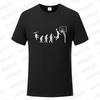 Fashion T-Shirts Male Tshirts Men Summer Tee Shirt Women Basketball Evolution Top Tees Casual Fashion Boy Brand Tee Clothing