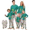 Print Cute Family Set Pajamas, Home Clothes, Family Set Long Sleeve Top Pants Set