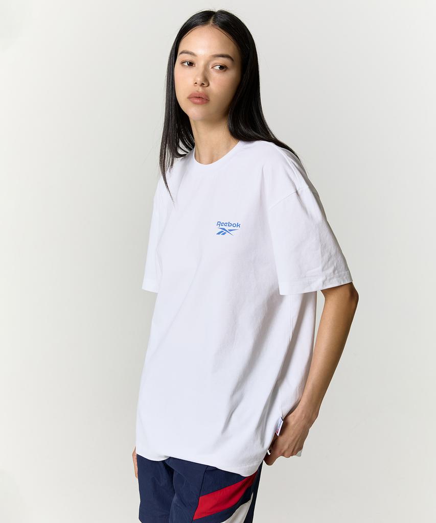 REEBOK Ice Cotton Graphic T-Shirt - White