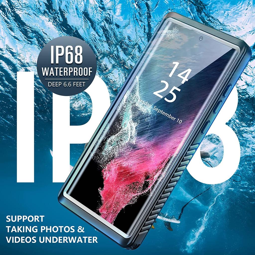 For Samsung Galaxy S26 S24Ultra Case Waterproof,S25 Ultra Waterproof Case Shockproof Underwater Case for Samsung S23 S24FE Coque
