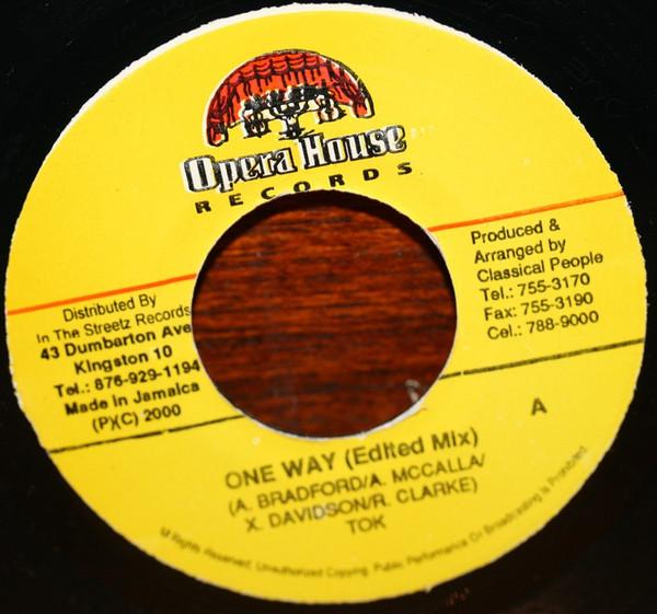 

7inch Record T.O.K. - One Way NONE Opera House 2000 Jamaica Reggae, Ska & Dub Used