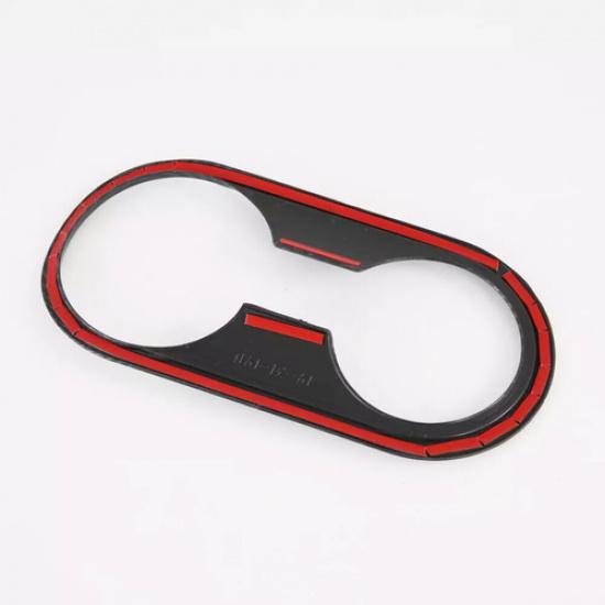 Carbon Fiber Front Water Cup Holder Cover Trim for Kia K3 Forte Cerato -