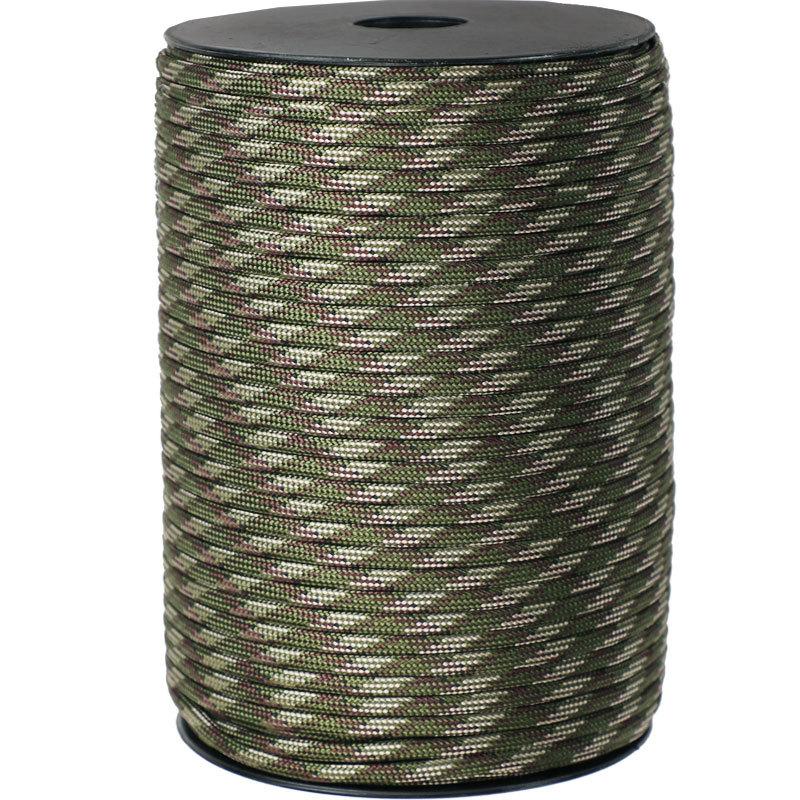 Corda Paracord Militare Standard 550 a 9 Fili 4mm Outdoor Corda Paracadute Laccio per Tenda Sopravvivenza Stendibiancheria