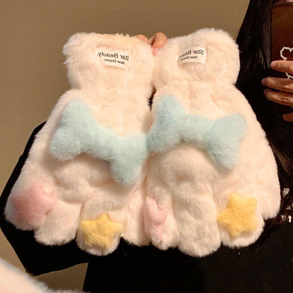 Thicken Neckerchief Wrap Plush Neck Warmer New Cross Scarf  Winter