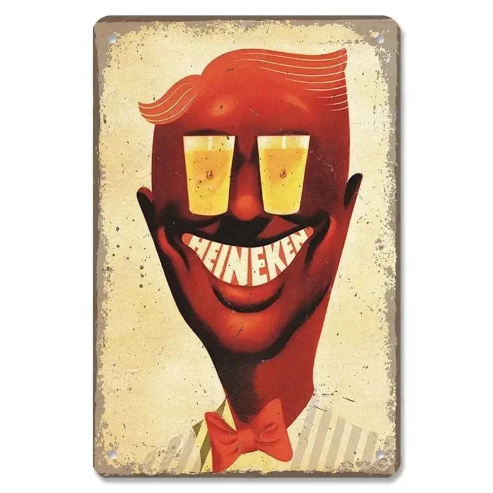 Vintage Beer Brands Metal Tin Sign Bar Tavern Home Decor