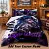 League of Legends Custom Name 3Pcs Bedding Set 1 Bed Sheet 2 Pillowcases Bedroom Home Decor