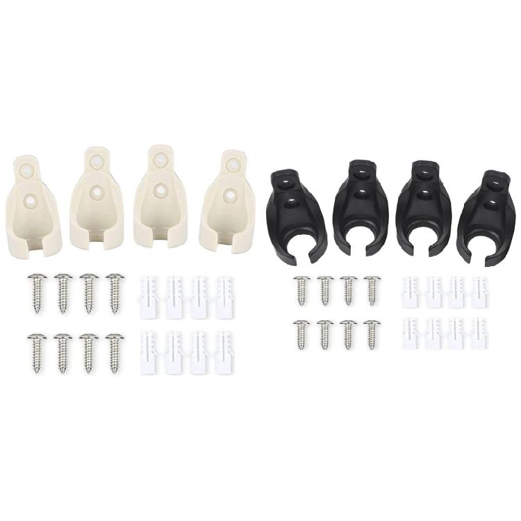 4Pcs Universal Bungee Kits Parts Bungee Ball Receivers Brackets for Outdoor Exterior Sun Shade,Room Roller Sun Shade