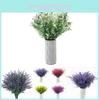 Soft Pvc Lavender Plant With Multiple Colors For Outdoor Home Decor