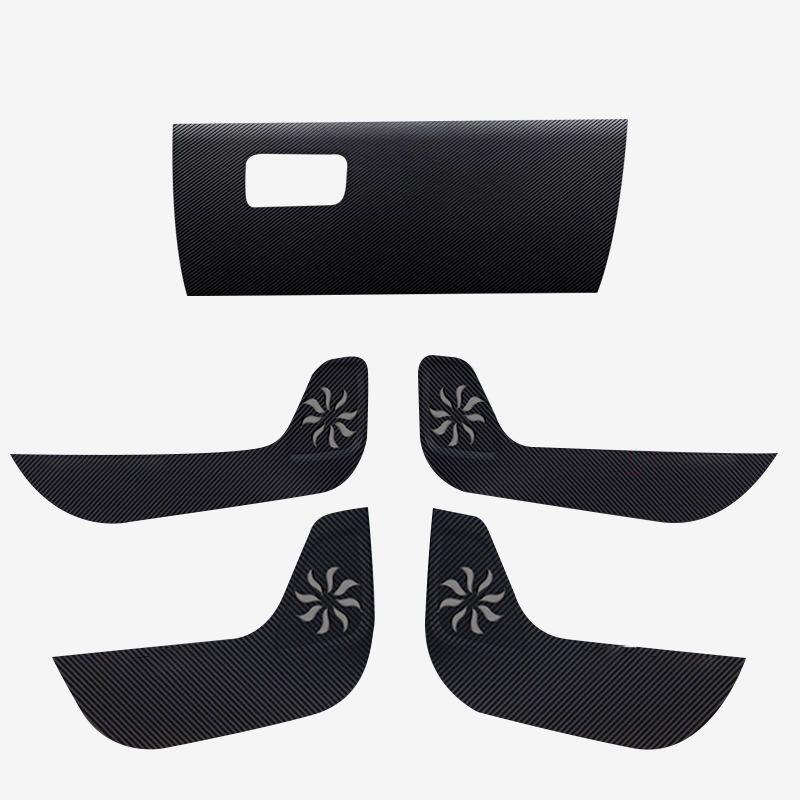 For Mitsubishi Outlander 2014-2024 2025 Car Inner Door Anti-Kick Pad Cover Sticker Glove Box Anti-dirty Protective Accessories