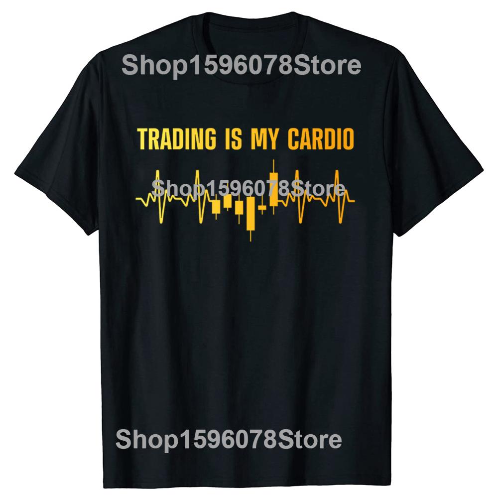 Funny Lucky Trading Stock Market Gift For Stock Trader Tshirts Men Fashion Casual Tshirt 100 Cotton Loose Oversized T Shirt