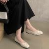 Spring New Women Flats Round Toe Shallow Slip On Ladies Casual Ballet Shoes Soft Leather Eelgant Dress Shoes