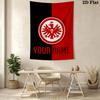 Tapisserie murale Eintracht Frankfurt avec nom personnalisé Accrochage mural esthétique Couverture en tissu imprimé Tapisseries décoratives pour chambre à coucher salon Décoration de maison