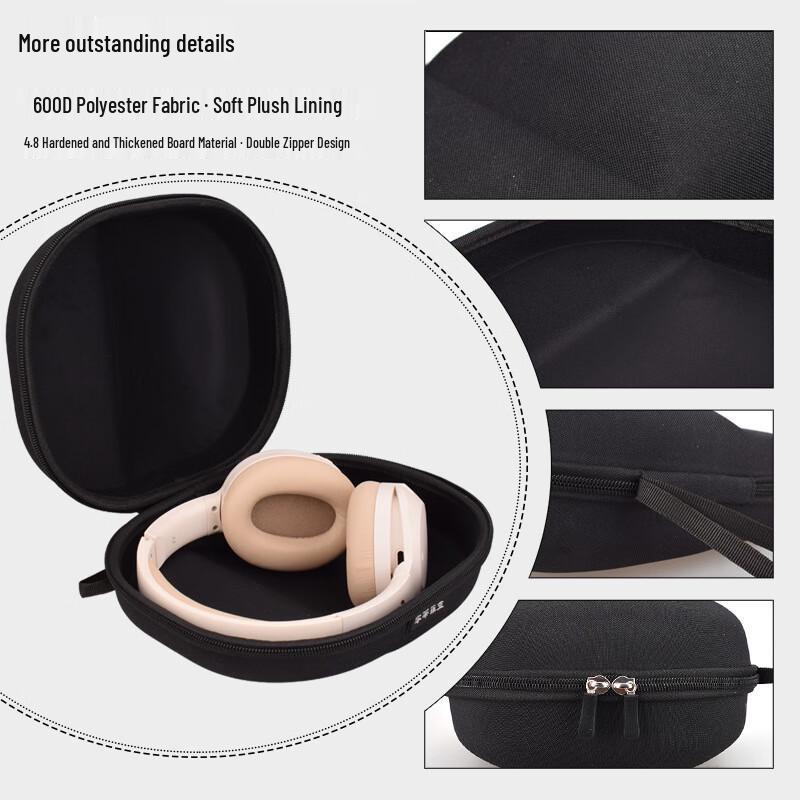 Durable Over-ear Headphone Travel Case (2-Pack)