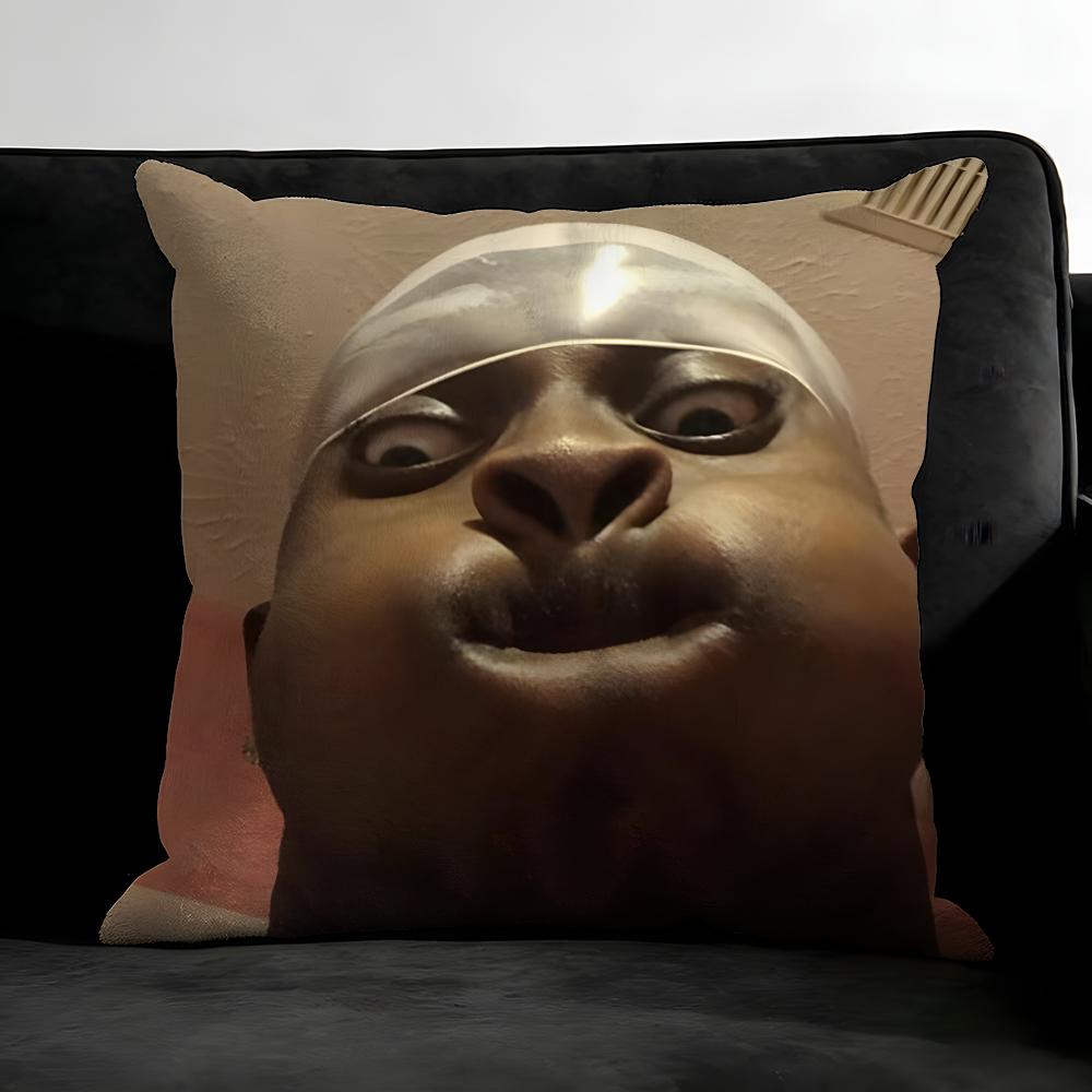 Ugly Man Funny Meme Cushion Cover Pillowcase Ultra Soft Skin Friendly Fabric Cloud Like Comfort & Concealed Zipper