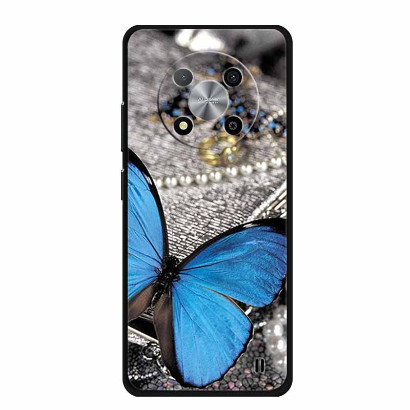 Capa Para ZTE Blade A73 5G Animais Silicone Macio TPU Capa de Telefone Para ZTE Blade A73 5G 7160N Capas Lobo Fruta Estampada Fofa Coque