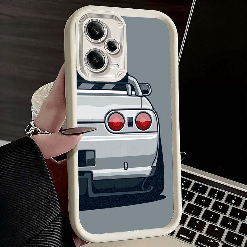 JDM Sports Cars Minimalist Design Soft Phone Case for Xiaomi Redmi Note 15 14 13 12 11 Pro Plus 10S 11S 4G 11T 5G Shell Silicone