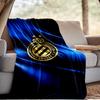 Coperta con Stemma FC Brugge Leggera Ideale per Letto Perfetta per Viaggi, Campeggio, Soggiorni, Uffici, Divani, Regalo di Natale per tifosi
