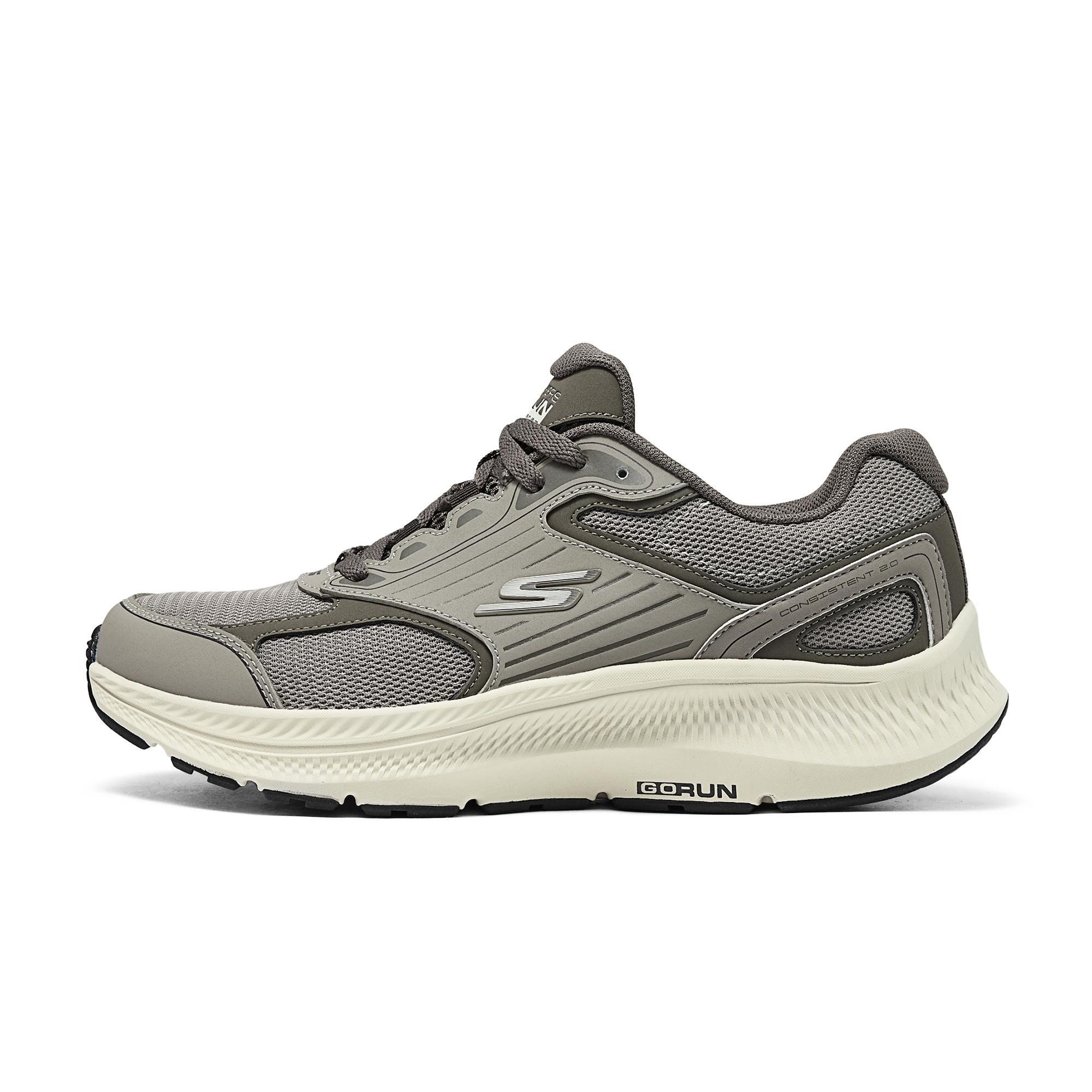 Skechers Go Run Consistent 2.0 Go Twilight Shoes Comfortable Trendy Versatile Breathable Lightweight Low Top Running Shoes Men sneakers 220866-KHK 42.5