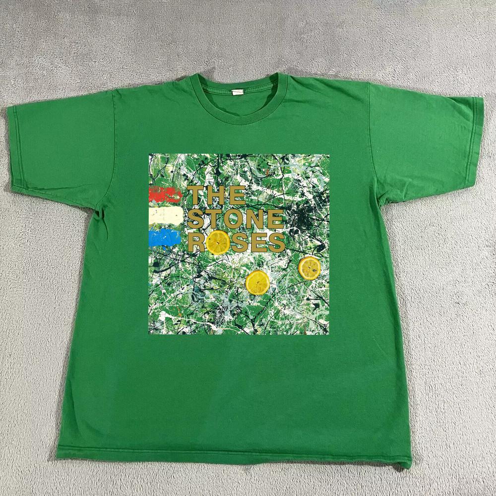 The Stone Roses Made Of Stone Green T Shirt Full Size S-5XL Unisex T-Shirt S