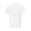 Li Ning Running Series Solid Color Round Neck Comfortable Breathable Versatile Ventilation T-Shirt Men Tops White ATSV083-2