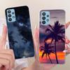 Cartoon Katze Drache Tiere Malerei Hülle für Samsung Galaxy A32 A33 5G 4G Rückseite Transparent Weiches TPU Silikon Handyhülle