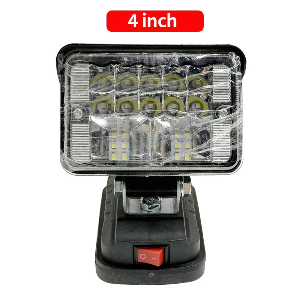 For Makita 18V Li-ion Battery LED Work Light 3/4 Inch Flashlight Portable Emergency Flood Lamp Camping Lamp