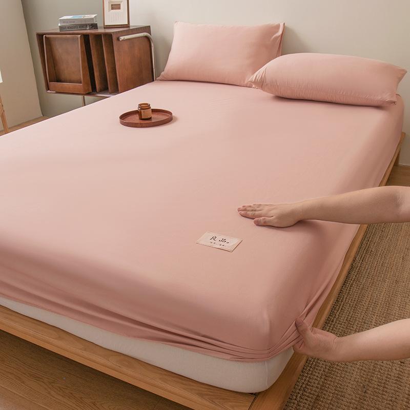 Class A Washed Cotton Waterproof Urine-Proof Mattress Single-Piece Bedspread Dust-Proof Simmons Mattress Protective Cover Mattress Anti-Dirt Cover