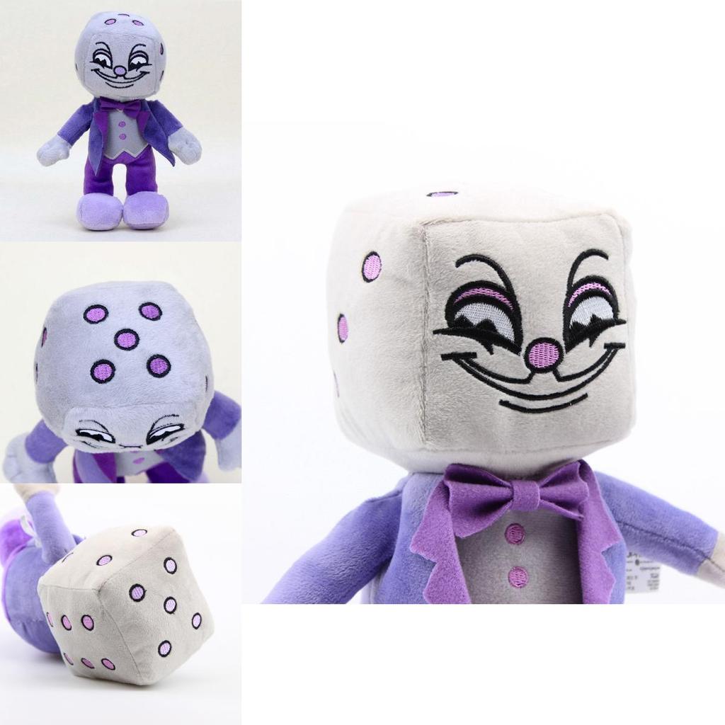 Charming Classic Cuphead S1-king Dice Plush Mugman The Devil Boss Collectible Figure