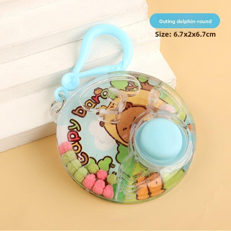 

Брелок Капибара Мультяшный Пластиковый Для Детской Игровой Комнаты И Использования Подарок Outing Round