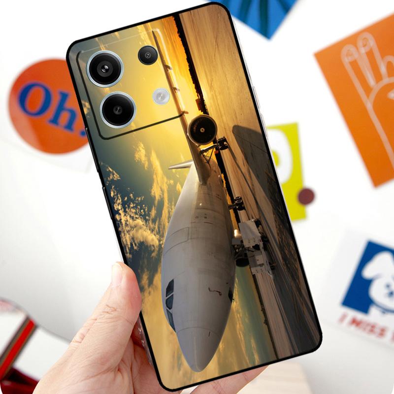 Airplane Flying Into The Sunset Funda For Xiaomi Redmi Note 14 13 10 11 12 Pro 11S 12S Case For Redmi 15 14C 10C 12C 13C 15C