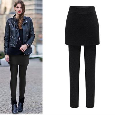 Clothes Women's Leggings Fitness Joggers Solid Skirts Pants Casual Skinny Footless Legging Female Pencil Pants Black